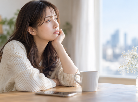 彼氏に「タイミングが来たら結婚する」と言われ、このまま待つべきか悩む女性