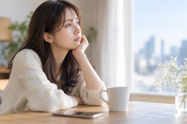 彼氏に「タイミングが来たら結婚する」と言われ、このまま待つべきか悩む女性