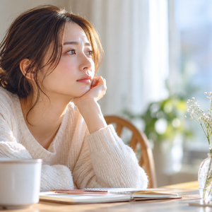 「子どもが欲しいけれど彼との結婚が進まず、一人で将来について悩む30代女性」