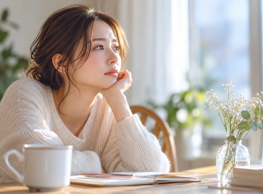 「子どもが欲しいけれど彼との結婚が進まず、一人で将来について悩む30代女性」