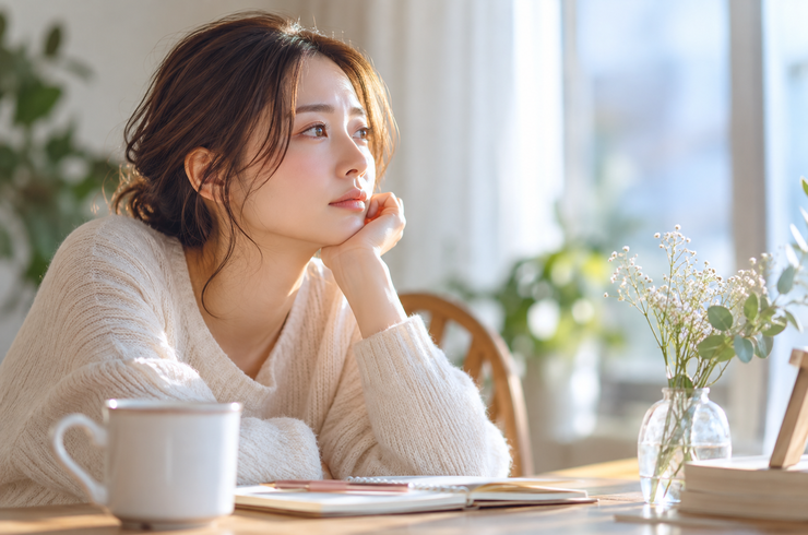 「子どもが欲しいけれど彼との結婚が進まず、一人で将来について悩む30代女性」